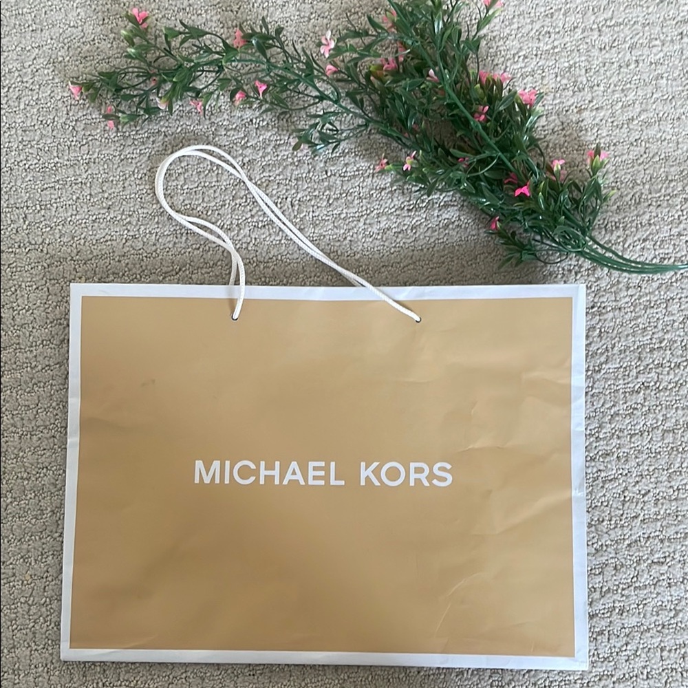 Michael Kors Gold Shopping Bag
